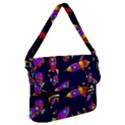Space-patterns Buckle Messenger Bag View1