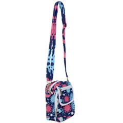 Seamless-pattern-microbes-virus-vector-illustration Shoulder Strap Belt Bag by Salman4z