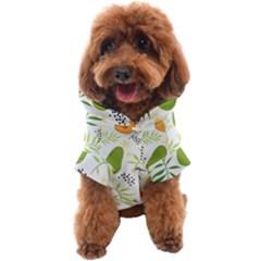 Seamless-tropical-pattern-with-papaya Dog Coat by Salman4z