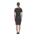 Math-equations-formulas-pattern Classic Short Sleeve Midi Dress View2