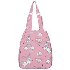 Cute-unicorn-seamless-pattern Center Zip Backpack by Salman4z