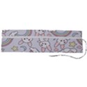 Seamless-pattern-with-cute-rabbit-character Roll Up Canvas Pencil Holder (L) View2