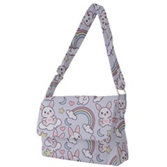 Seamless-pattern-with-cute-rabbit-character Full Print Messenger Bag (l) by Salman4z