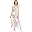Cute-doodle-cartoon-seamless-pattern Boho Sleeveless Summer Dress View1