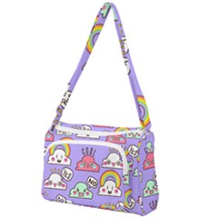 Cloud-seamless-pattern -- Front Pocket Crossbody Bag by Salman4z