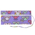 Cloud-seamless-pattern -- Roll Up Canvas Pencil Holder (S) View2