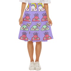 Cloud-seamless-pattern -- Classic Short Skirt by Salman4z