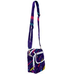 Colorful-abstract-background Shoulder Strap Belt Bag by Salman4z