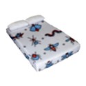 Insects-icons-square-seamless-pattern Fitted Sheet (Full/ Double Size) View2
