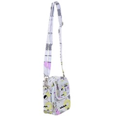 Graphic-design-geometric-background Shoulder Strap Belt Bag by Salman4z