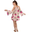 Seamless-strawberry-fruit-pattern-background Boho Dress View2