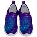 Realistic-night-sky-poster-with-constellations Kids  Velcro No Lace Shoes View1