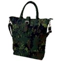Military Background Grunge Buckle Top Tote Bag View1