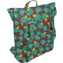 Vector Illustration Seamless Pattern With Cartoon Duck Buckle Up Backpack View2
