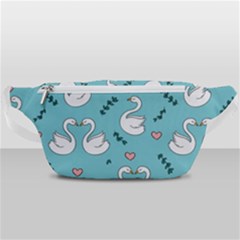 Elegant Swan Pattern Design Waist Bag  by pakminggu