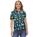 Cute Babies Toys Seamless Pattern Women s Short Sleeve Double Pocket Shirt View1
