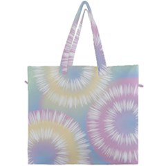 Tie Dye Pattern Colorful Design Canvas Travel Bag by pakminggu