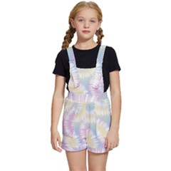 Tie Dye Pattern Colorful Design Kids  Short Overalls by pakminggu