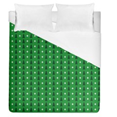 Green Christmas Tree Pattern Background Duvet Cover (queen Size) by pakminggu