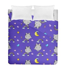 Texture Pattern Seamless Rainbow Background Dream Duvet Cover Double Side (full/ Double Size) by pakminggu