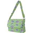 Elephant Sleeping Elephants Background Full Print Messenger Bag (L) View1