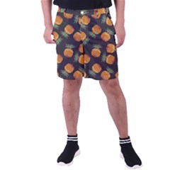 Pineapple Background Pineapple Pattern Men s Pocket Shorts by pakminggu