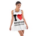 I love Boston cream pie Cotton Racerback Dress View1