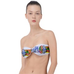 Brain Cerebrum Biology Abstract Classic Bandeau Bikini Top  by pakminggu