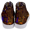 Binary Code Transformation Women s Mid-Top Canvas Sneakers View4