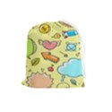 Cute Sketch Child Graphic Funny Drawstring Pouch (Large) View1