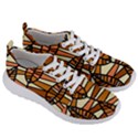 Autumn Leaf Mosaic Seamless Men s Lightweight Sports Shoes View3
