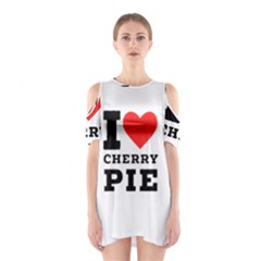 I Love Cherry Pie Shoulder Cutout One Piece Dress by ilovewhateva