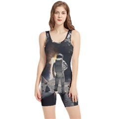 Astronaut Space Walk Women s Wrestling Singlet by danenraven