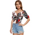 Knight Shield Sword Shield Fictional Character Button up blouse View2