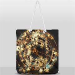 Science Fiction Background Fantasy Full Print Rope Handle Tote (large) by danenraven