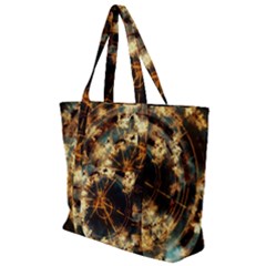 Science Fiction Background Fantasy Zip Up Canvas Bag by danenraven