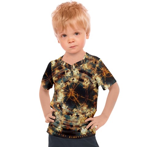 Science Fiction Background Fantasy Kids  Sports Tee by danenraven