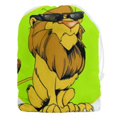 Lion Cartoon Parody Drawstring Pouch (3xl) by danenraven