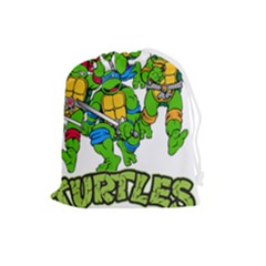 Teenage Mutant Ninja Turtles Drawstring Pouch (large) by Mog4mog4