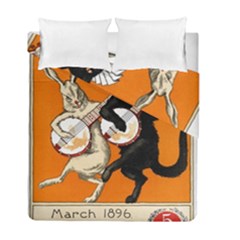 Vintage Poster Ad Retro Design Duvet Cover Double Side (full/ Double Size) by Mog4mog4