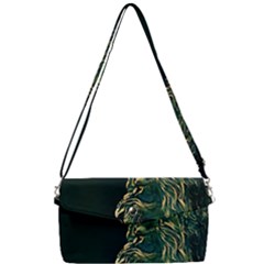 Angry Male Lion Removable Strap Clutch Bag by Mog4mog4