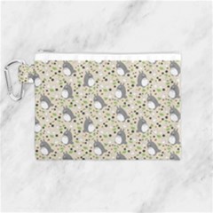 Pattern My Neighbor Totoro Canvas Cosmetic Bag (medium) by Mog4mog4