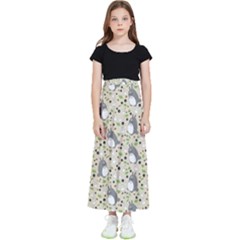 Pattern My Neighbor Totoro Kids  Flared Maxi Skirt by Mog4mog4