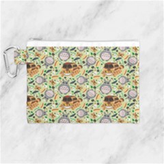 My Neighbor Totoro Pattern Canvas Cosmetic Bag (medium) by Mog4mog4