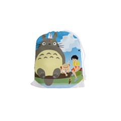 My Neighbor Totoro Totoro Drawstring Pouch (small) by Mog4mog4