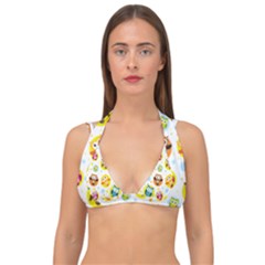 Owl Bird Cartoon Double Strap Halter Bikini Top by Bakwanart