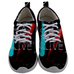 Stay Alive Mens Athletic Shoes by Bakwanart