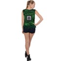 Technology Computer Chip Electronics Industry Circuit Board Bubble Hem Chiffon Tank Top View2