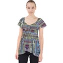 Arcade Game Retro Pattern Lace Front Dolly Top View1