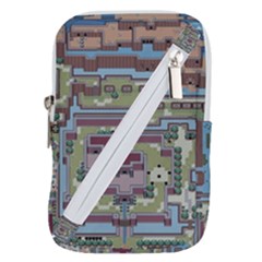 Arcade Game Retro Pattern Belt Pouch Bag (small) by Bakwanart